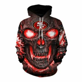49er nfl print 3d hoodie custom halloween no1 for fans