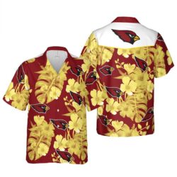 ARIZONA CARDINALS NFL FLORAL HAWAII SHIRT FOR FANS