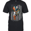 American Football Captain America Miami Dolphins T shirt For Fans