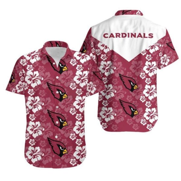 Arizona Cardinals Flowers Hawaiian Shirt For Fans