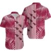 Arizona Cardinals Palm Leaves And Stripes NFL Hawaiian Shirt For Fans