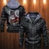 Atlanta Falcons Leather Jacket Angry Santa Claus