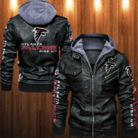 Atlanta Falcons Rise Up Leather Jacket For Fan