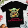 Baby Yoda Hug Arizona Cardinals T shirt For Fans