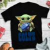 Baby Yoda Hug Indianapolis Colts T-shirt For Fans Baby Yoda Hug Indianapolis Colts T shirt For Fans