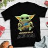 Baby Yoda Hug Jacksonville Jaguars T-shirt For Fans Baby Yoda Hug Jacksonville Jaguars T shirt For Fans