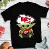 Baby Yoda Hug Kansas City Chiefs T shirt For Fans