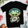 Baby Yoda Hug New York Jets T shirt For Fans