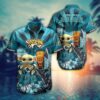 Baby Yoda Jacksonville Jaguars NFL Hawaiian Shirt and Shorts For Fans