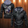 Baltimore Ravens Leather Jacket Angry Santa Claus