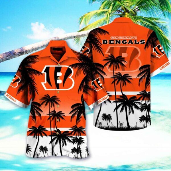 Bengals NFL HAWAIIAN SHIRT SHORT 3D FOR FANS 01