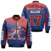 Buffalo Bills Afc East Division Champions Josh Allen 17 Art Bomber Jacket custom name number for fan Buffalo Bills Afc East Division Champions Josh Allen 17 Art Bomber Jacket custom name number for fan