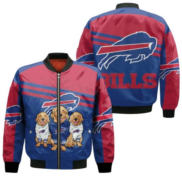 Buffalo Bills Golden Retriever 2020 Afc East Champions Bomber Jacket custom fan