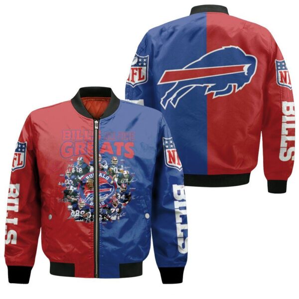 Buffalo Bills Nfl All Time Greats Players At All Time 2020 3D Bomber Jacket custom fan