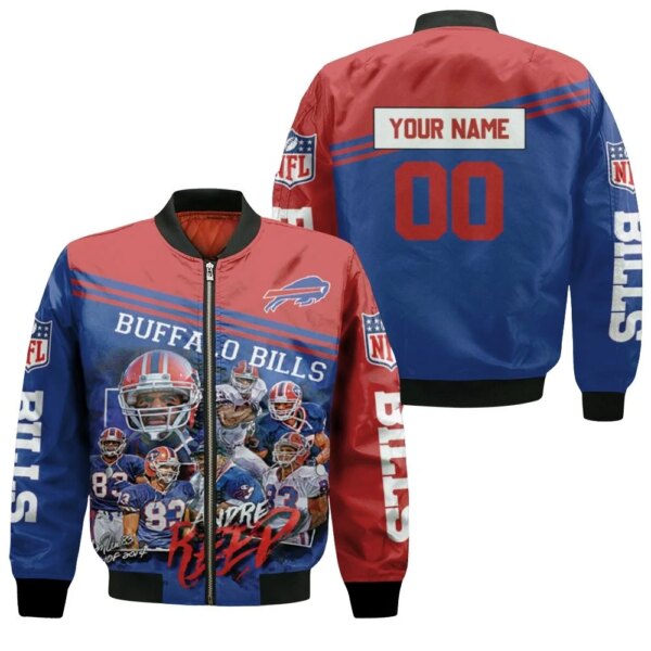 Buffalo Bills Nfl Great Players Andre Reed 83 2020 Personalized Bomber Jacket custom name number for fan