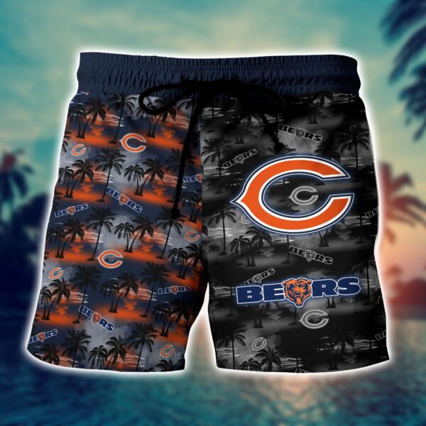 Chicago Bears NFL Hawaii full 3D Shorts For Fans