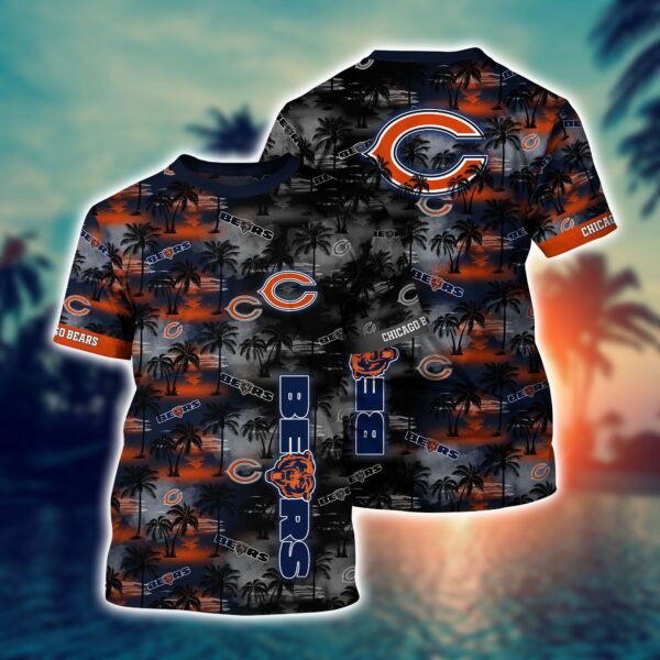 Chicago Bears NFL Hawaii full 3D t Shirts For Fans