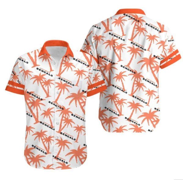 Cincinnati Bengals Coconut Tree NFL Hawaiian Shirt For Fans