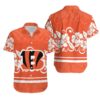 Cincinnati Bengals Hibiscus Flowers Hawaiian Shirt For Fans Cincinnati Bengals Hibiscus Flowers Hawaiian Shirt For Fans