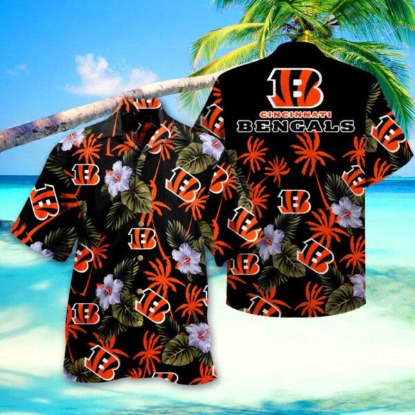 Cincinnati Bengals NFL HAWAIIAN SHIRT SHORT 3D FOR FANS