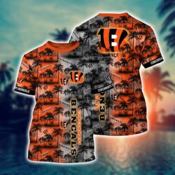 Cincinnati Bengals NFL Hawaii full 3D Shirts combo summer For Fans Cincinnati Bengals NFL Hawaii full 3D t Shirts For Fans