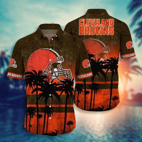 Cleveland Browns NFL Hawaiian Aloha Shirt For Fans