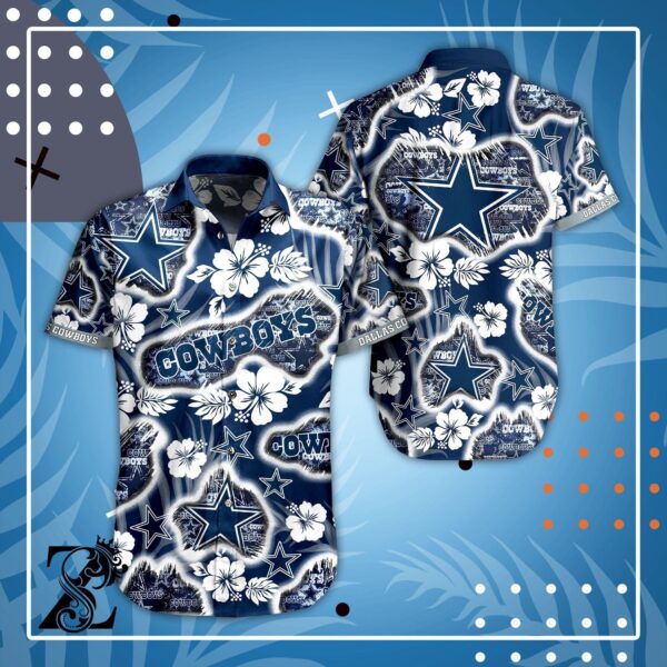 Dallas Cowboys Hawaiian Shirt For Fans 01