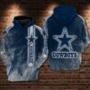Dallas Cowboys Nfl Football Smoke 3d Hoodie for fans