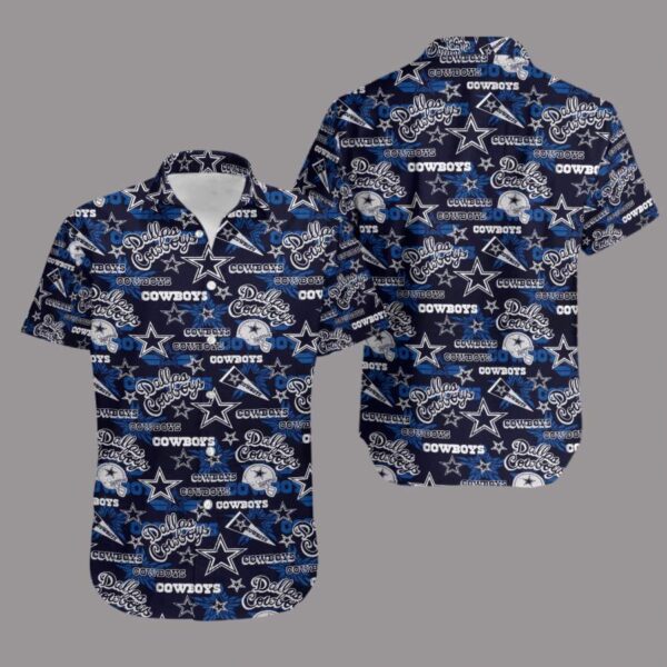 Dallas Cowboys Retro Hawaiian Shirt For Fans