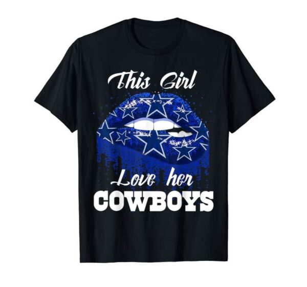 Dallas Cowboys nfl kiss girl design for fans