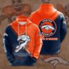 Denver Broncos NFL full 3D Hoodies for fans