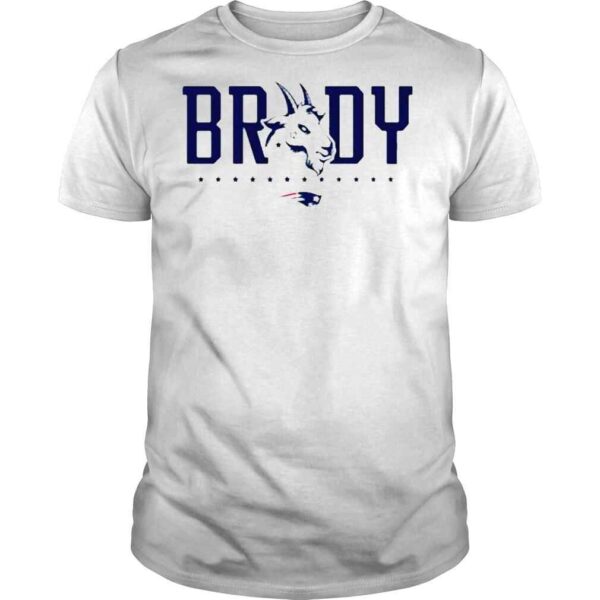Funny Tom Brady Goat New England Patriots TShirt