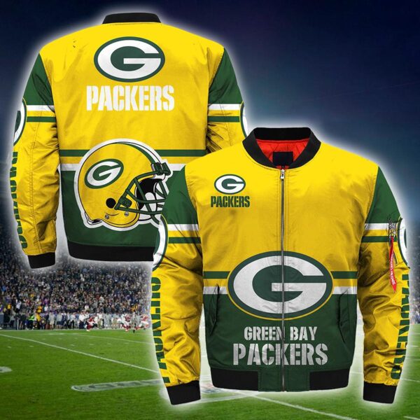 Green Bay Packers Bomber Jacket NFL YhM