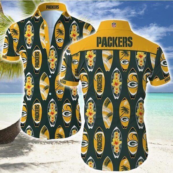 Green Bay Packers Hawaiian Aloha Shirt Limited Edition