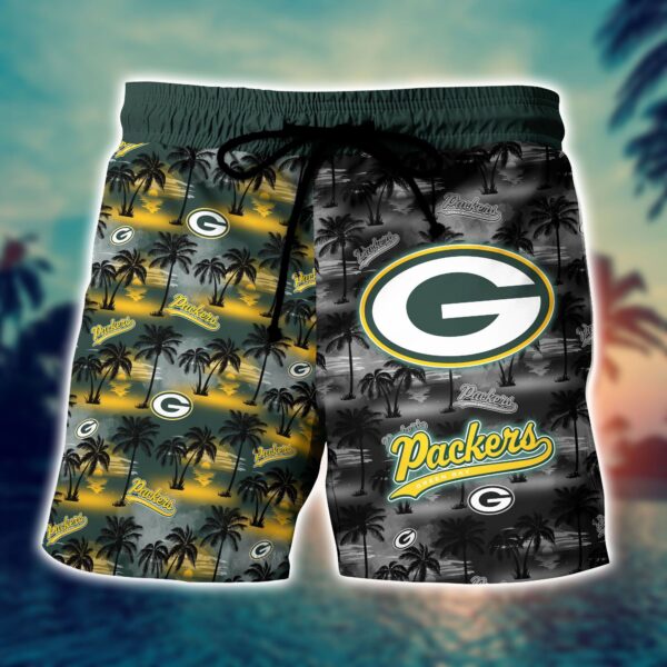 Green Bay Packers NFL Hawaii full 3D Shorts
