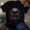 Greenbay packers nfl Football Helmet Pumpkin Halloween t-Shirt custom for fan Greenbay packers nfl Football Helmet Pumpkin Halloween t Shirt custom for fan