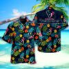 HOUSTON TEXANS NFL HAWAIIAN SHIRT SHORT 3D FOR FANS