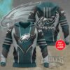 Hoodie 3D Philadelphia Eagles For Fans 04