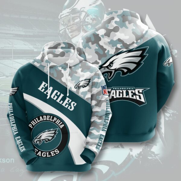 Hoodie 3D Philadelphia Eagles For Fans 07