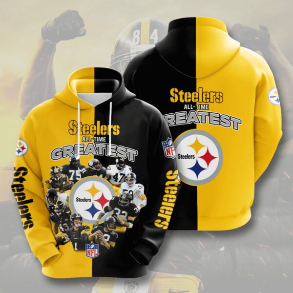 Hoodie 3D Pittsburgh Steelers All Team