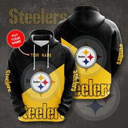 Hoodie 3D Pittsburgh Steelers Custom Your Name