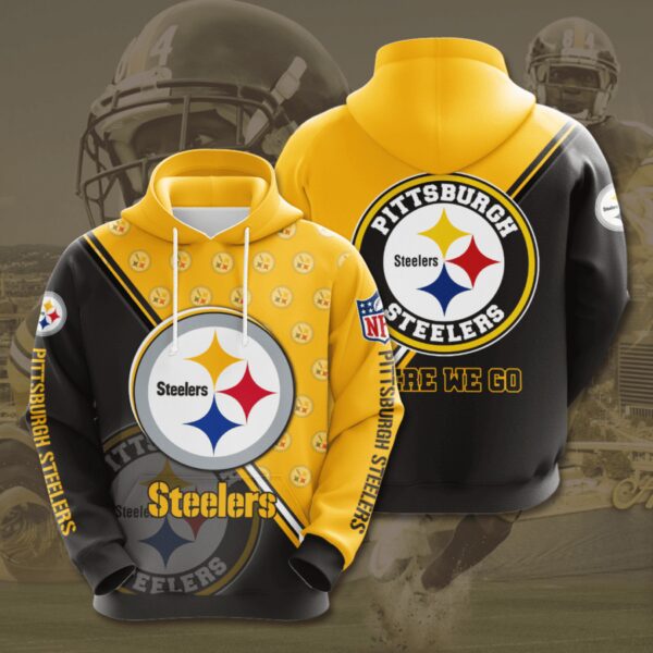Hoodie 3D Pittsburgh Steelers For Fans 01