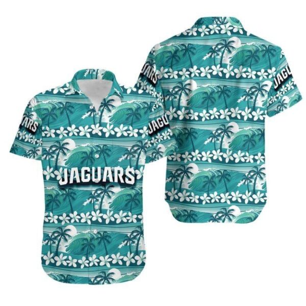 Jacksonville Jaguars Coconut Trees NFL Hawaiian Shirt For Fans 01