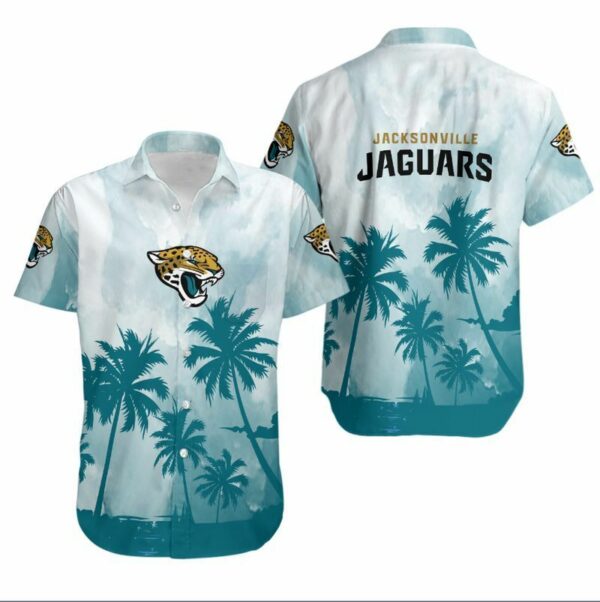 Jacksonville Jaguars Coconut Trees NFL Hawaiian Shirt For Fans