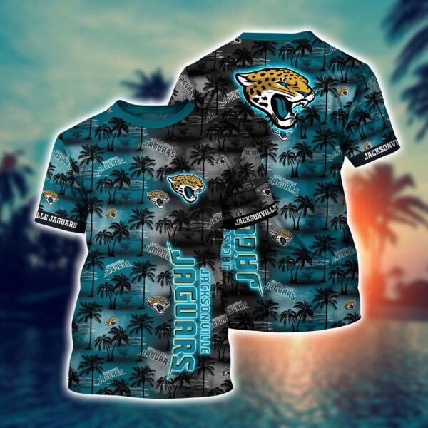 Jacksonville Jaguars NFL Hawaii full 3D t shirt