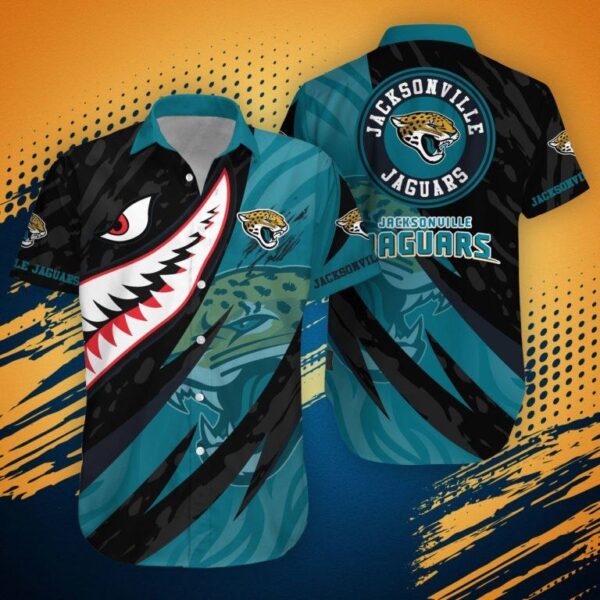 Jacksonville Jaguars NFL Shark Summer Hawaiian Shirt For Fans