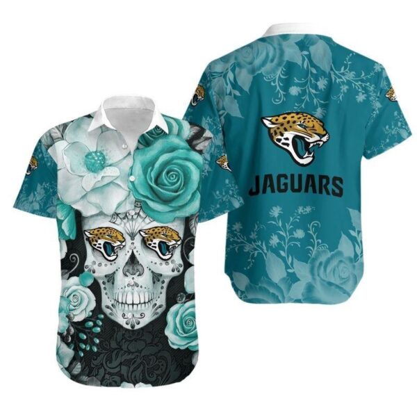 Jacksonville Jaguars Skull NFL Hawaiian Shirt For Fans