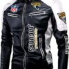 Jacksonville Jaguars nfl classic biker leather jacket custom for fan