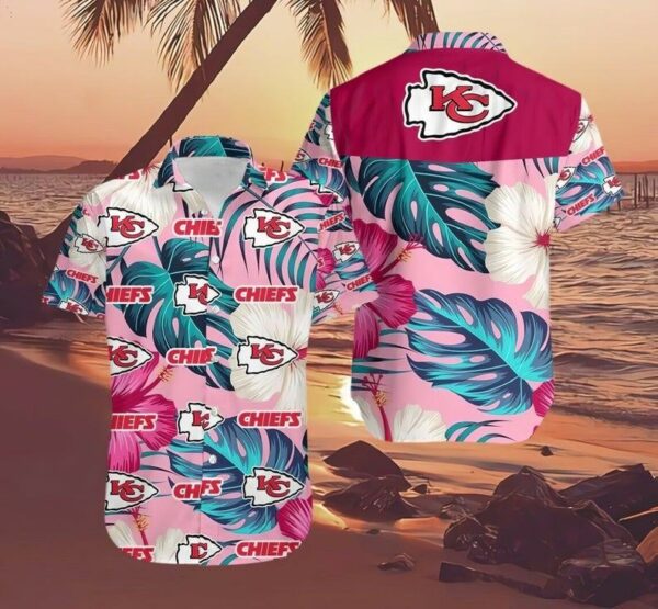 KANSAS CITY CHIEFS NFL HAWAIIAN SHIRT FOR FANS