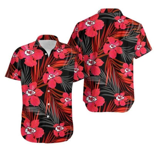 Kansas City Chiefs 2 Flower Hawaiian Shirt For Fans